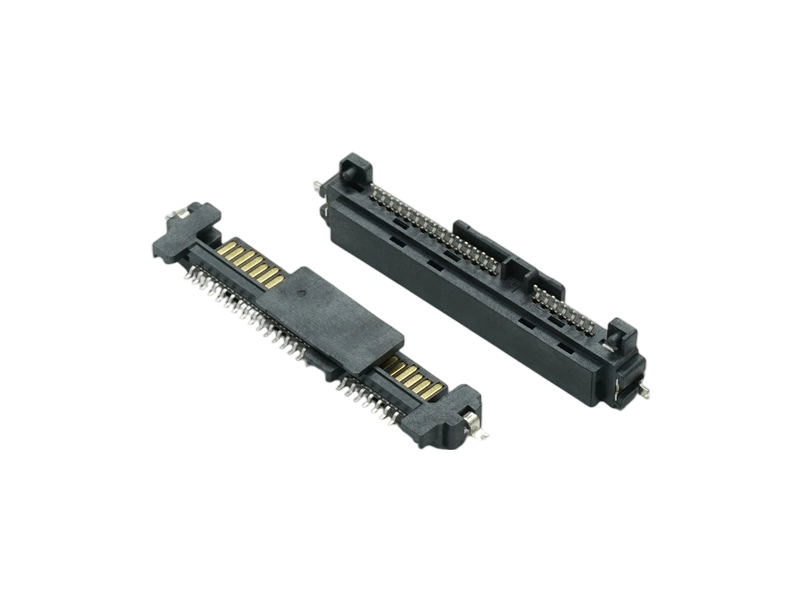 SATA 7+15P 沉板公座 SMT H0.9